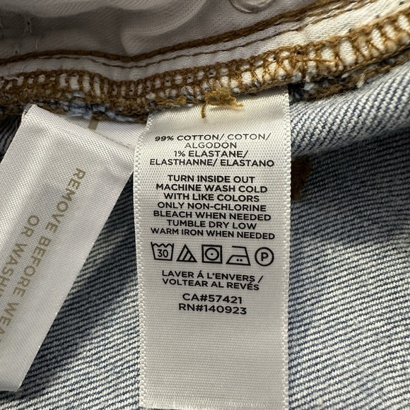 Loft Jeans Womens 6 28x29 High Rise Boyfriend Stretch Relaxed Distressed - Picture 7 of 9